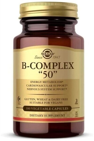 Solgar Vitamin B Complex 50 Mg 100 Kapsül
