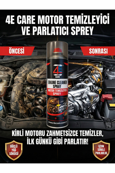 Susuz Motor Temizleme Spreyi Aeresol 500 ML