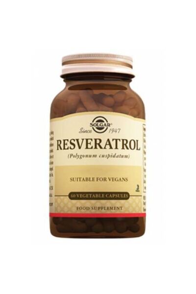 Solgar Resveratrol 60 Kapsül Vitamin