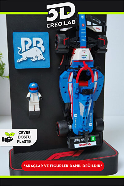 3Dcreo.lab Lego Formula 1 Speed Champions Tekli Sergileme Standı