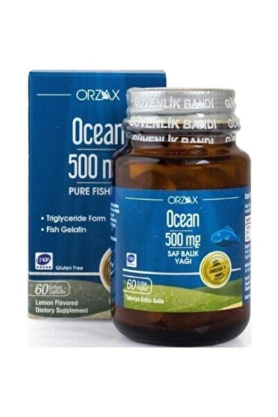 Ocean زيت السمك 500 ملغ 60 كبسولة