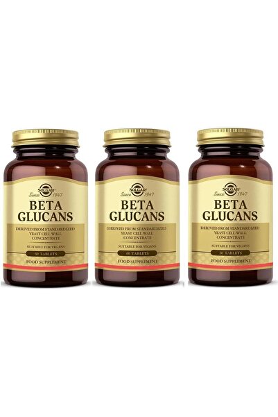 Solgar بيتا 1.3 جلوكانز 60 تيرابايت 3 قطع