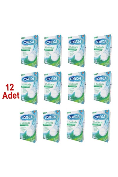 Corega Bio Diş Temizleme 30 Tablet 12 Adet