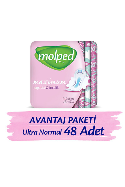 Molped ULTRA HİJYENİK PED NORMAL AVANTAJ PAKETİ 48 ADET