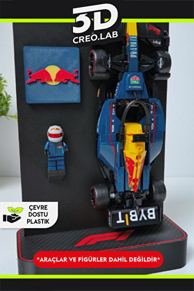 3Dcreo.lab Lego Formula 1 Speed Champions Tekli Sergileme Standı