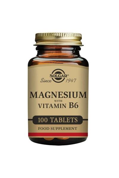 Solgar Magnesium With Vitamin B6 100 Tablet