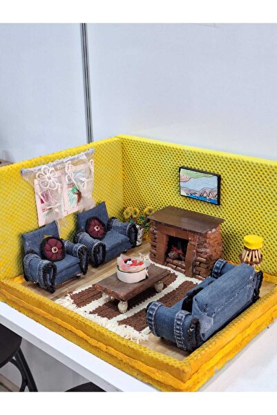 SOFT Dekoratif Minyatür Salon Takımı