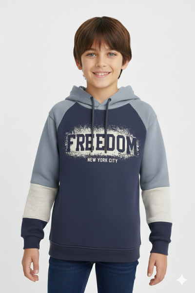 Lovexi Зимна блуза с качулка, 3 пласта, 7-8-9-10 години