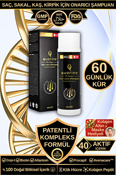 Dr.Sammy's Quarine Saç Dökülmesi Karşıtı Onarıcı Bitkisel Şampuan (40 Aktif) ...