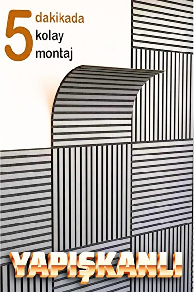 Renkli Duvarlar Kendinden Yapışkanlı Gri Esnek Akustik Duvar Paneli Ev Ofis K...