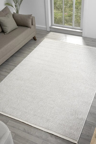 Neşem Halı Boutique SEYRANHALI STEP - 0360 - KREM-BEJ Yumuşak Tuşeli Örgü Dok...