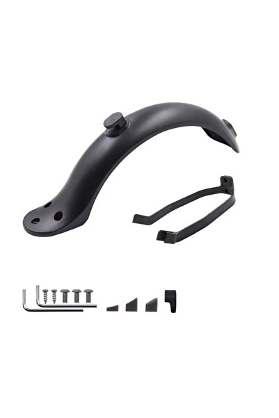 Choice مجموعة واقيات الطين الخلفية للسكوتر الكهربائي من فيندر باللون الأسود ل...