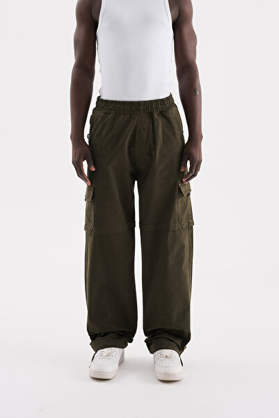 Machinist Ανδρικό τζιν παντελόνι Cargo Χακί