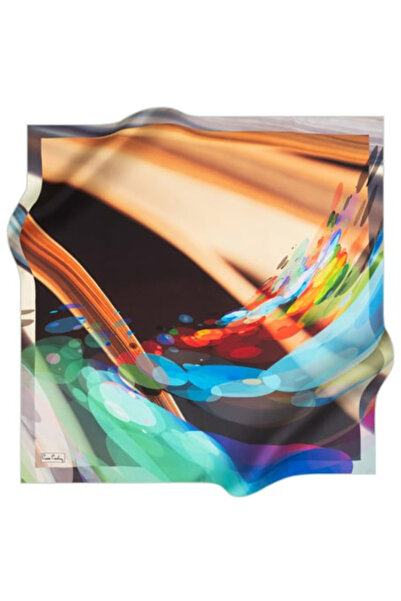 Pierre Cardin Su Yeşili Çiçek Desen Tivil İpek Eşarp IST 8232438 - 953