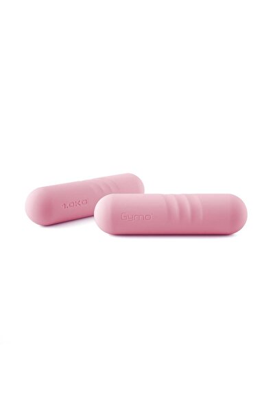 Gymo Pro Series Silikon Dambıl 2x1kg Pembe