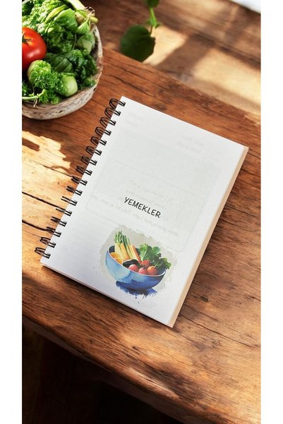 BULUT DİJİTAL Cookbook / 100 Sheets / 15cm X 21cm