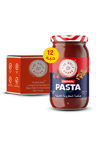 The Holy Sauce ذا هولي صوص كرتون صلصة معكرونة أصلية – 400 جم × 12 عبوة