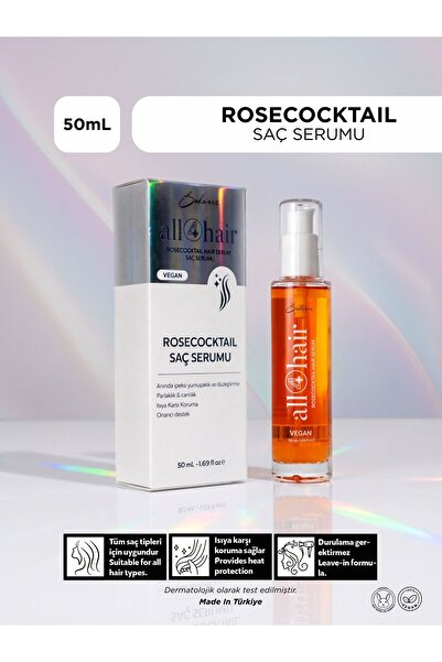 Soho N.Y.C. ALL 4 HAIR ROSECOCKTAIL SAÇ SERUMU 50 ml-ISIYA KARŞI KORUMA