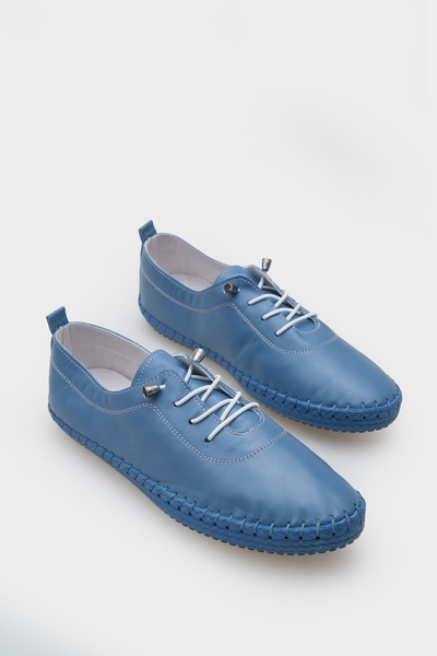 Capone Outfitters Fina Genuine Leather Soft Comfort Sole Women's Ballerinas