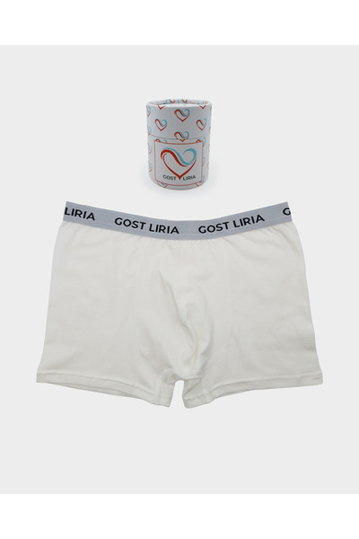 GOST LİRİA - Boxeri pentru bărbați Ivory Ecru