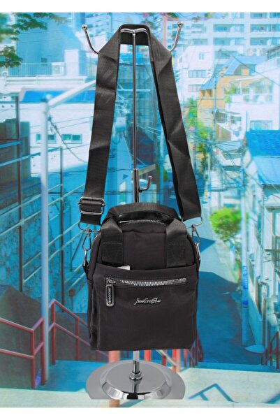 OEM Women's shoulder bag R1311 - adjustable strap and handle, grey