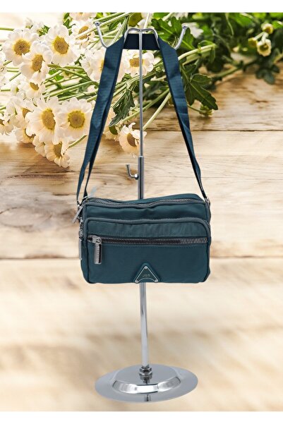 OEM Geantă de umăr pentru femei R88014, curea reglabilă, verde