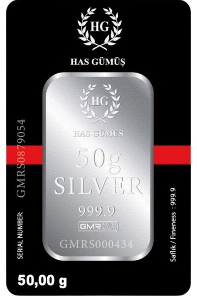 RimaGold HAS 50 Gr Gümüş Külçe