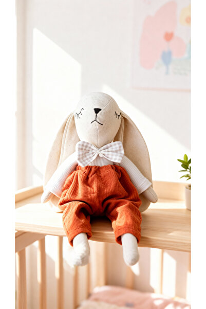 Atölye LİDYA Sevimli Tavşan Uyku Arkadaşı | %100 Pamuk Müslin Pantolonlu Uyku...