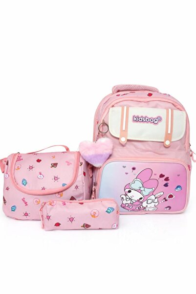 great bags حقيبة مدرسية كورية الطراز للفتيات في المرحلة الابتدائية مع ملحقات ...