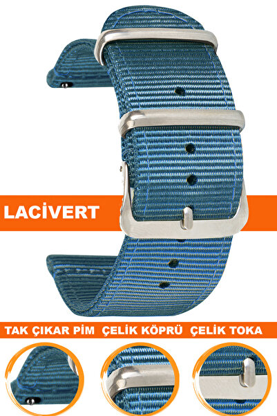 COBRA Movetime Mt42 Mt43 Mt46 Model Uyumlu Nato Kumaş Saat Kordonu Kayışı MT42