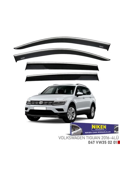 Niken Vw tiguan cam rüzgarlığı kromlu 2016+
