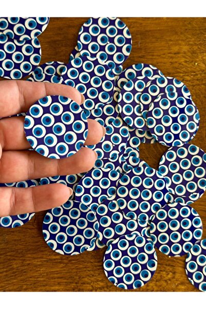 Gönülden Tasarım 50 броя пайети за чанти с мотив „лошо око“, диаметър 4 см