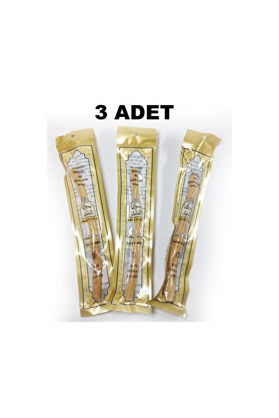 swak al-baraka Miswak Geleneksel Doğal Manuel 3'lü Diş Fırçası