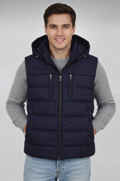DYNAMO Men's Hooded Sports Vest 4021 Lrd - St04900