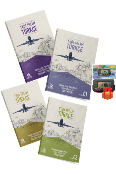 Yunus Emre Enstitüsü Seven Climates Turkish Teaching Set (C1 C2) Textbook and...