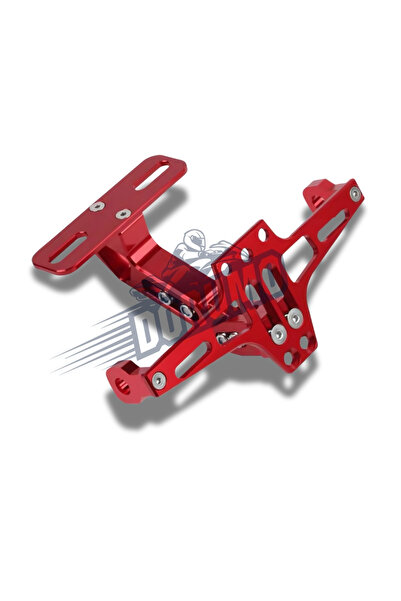 Dorumo Moto CNC Katlanır Plaka Kırmızı