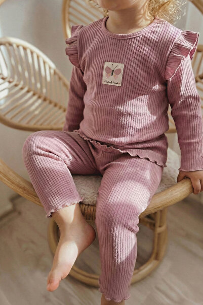 Cigit Costum de sezon pentru fete cu etichetă detaliată 1-10 ani liliac