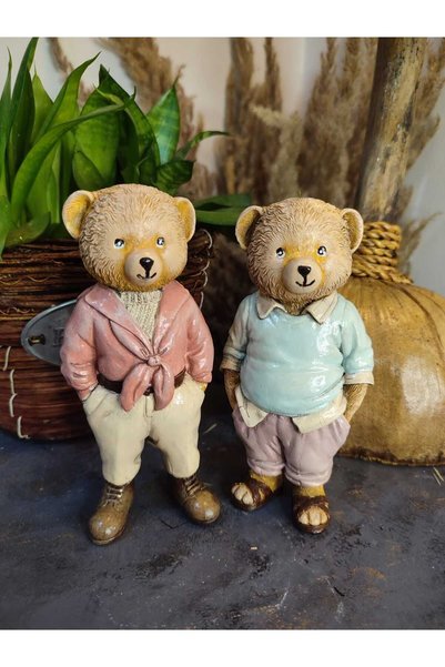 Gardenya Teddy Bear Koleksiyonu Ayıcık Biblo Takımı ( 5 Parça)