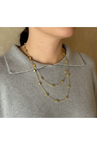 AUREVA Dual 2’li Kolye Gold