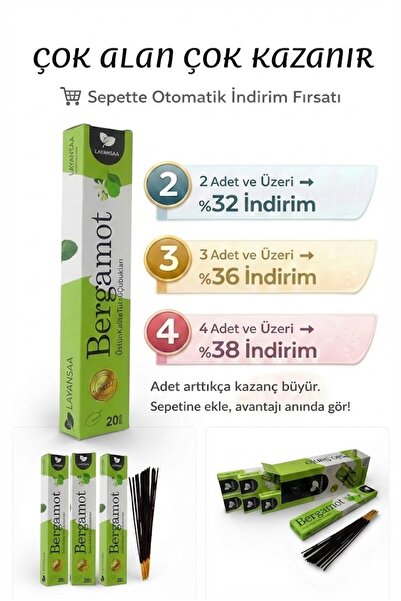Bergamot Incense | Citrus Energy