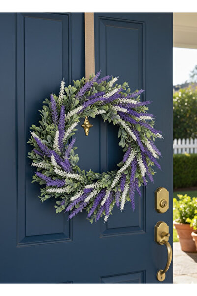 Glowdesigning Door Ornament Wreath Door Garland Home Decor Artificial Flower ...