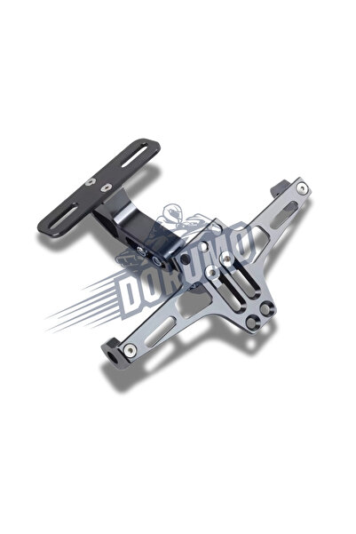 Dorumo Moto CNC Katlanır Plaka Gri
