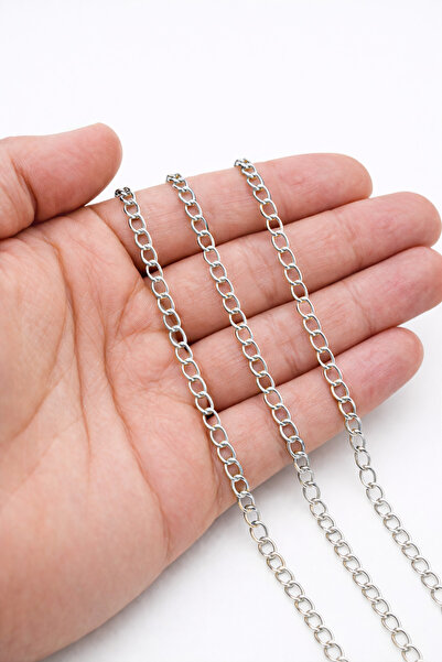 Flower 5 Metre - Uzatma Zinciri, Kıvrık Zincir, Kolye Zinciri, Takı Zinciri, ...