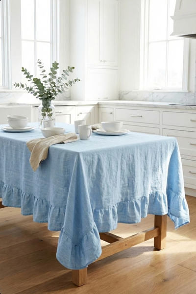 Morlay Romanticism |   Față de masă cu volane moale - Față decorativă de culo...