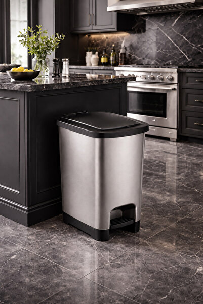 Store 40 Lt Slim Pedallı Plastik Çöp Kovası 40 Lt Slim Çöp Fma07818