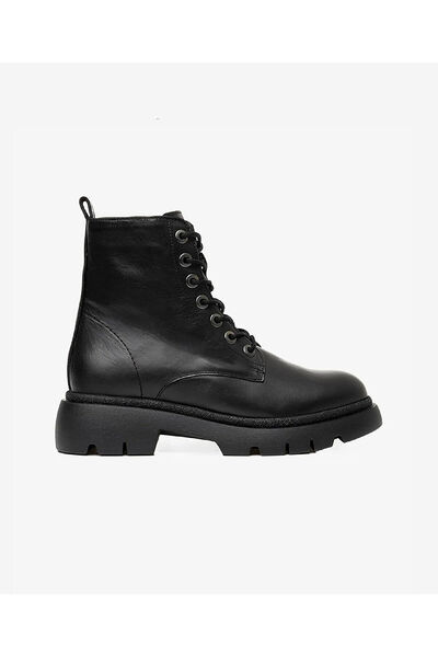 Greyder Kadın Siyah Hakiki Deri Casual Bot 3K2UB72151