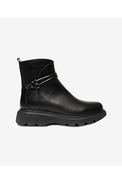 Greyder Kadın Siyah Hakiki Deri Comfort Bot 3K2DB33060