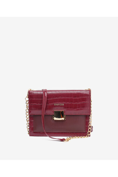 Greyder Kadın Bordo Çapraz Çanta 5K2CN69744