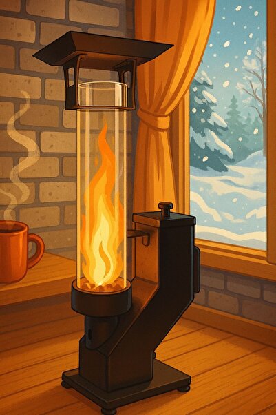 SB Pelet Soba Kamp Balkon Teras için