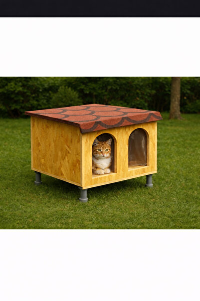 ABC Kurulu Dış Mekan Xxl Su Ve Rüzgar Geçirmez kurulu Kedi Evi Sokak Hayvanla...